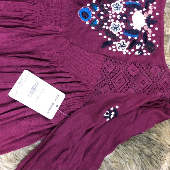 SOLD Free People Moya Embroidered Mini Dress - Picture 4 of 4